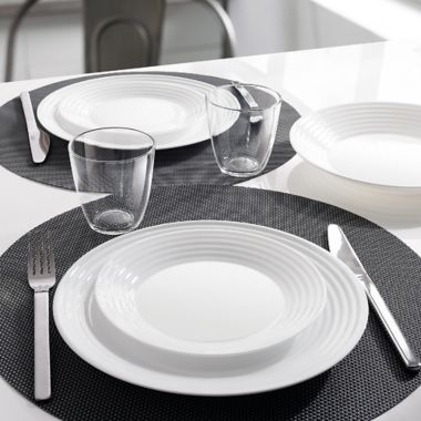 Luminarc Harena Dinner Plate in White. View a larger version of this product image.