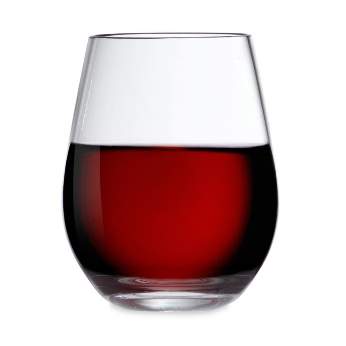 Fortessa D V Outside Stemless Red Wine Glasses Set Of 6 Bed
