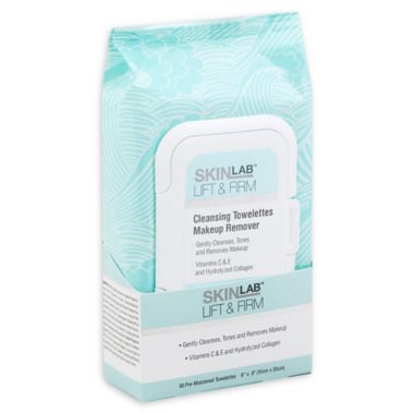 SkinLab&trade; Lift &amp; Firm 60-Count Makeup Remover Cleansing Towellettes. View a larger version of this product image.