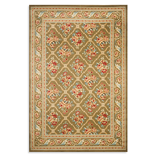 Alternate image 1 for Safavieh Courtland 4-Foot x 6-Foot Accent Rug in Green