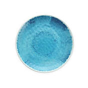Flora 9-Inch Coupe Melamine Plates in Blue (Set of 12)