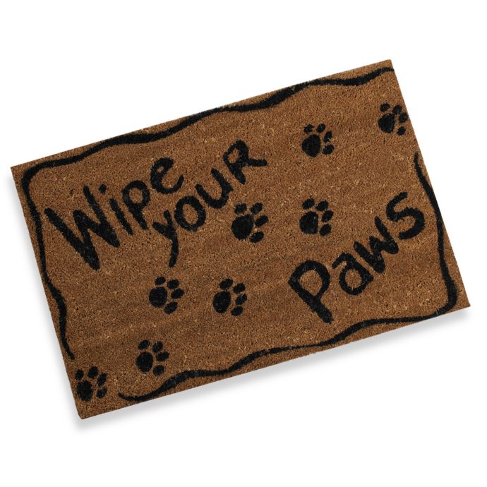 Wipe Your Paws Door Mat Bed Bath And Beyond Canada