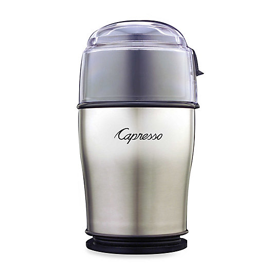 Alternate image 1 for Capresso® Cool Grind PRO Coffee and Spice Grinder in Stainless Steel