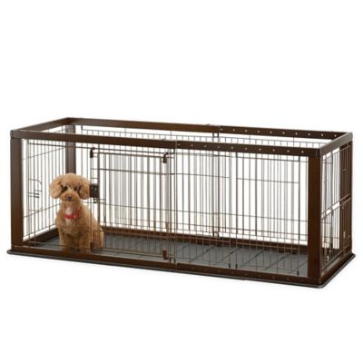 Richell Expandable Pet Crate With Floor Tray Bed Bath Beyond