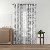 Marco Geo Sheer Grommet Window Curtain Panel (Single)