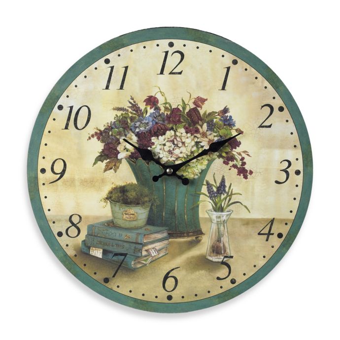 Bouquet Wall Clock Bed Bath & Beyond