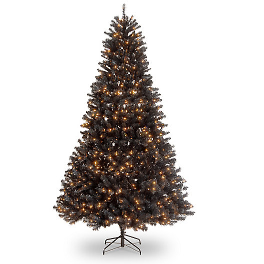 Alternate image 1 for National Tree Company® North Valley Black Spruce Pre-Lit Christmas Tree with Clear Lights