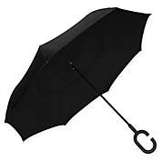 ShedRain&reg; UnbelievaBrella&trade; Reverse Stick Umbrella in Black