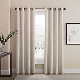 Tremor 84-Inch 100% Blackout Blackout Window Curtain Panel in Ivory