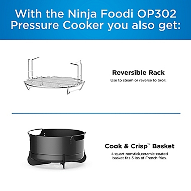 Ninja&reg; Foodi&trade; 6.5 qt. Pressure Cooker with TenderCrisp&trade;. View a larger version of this product image.