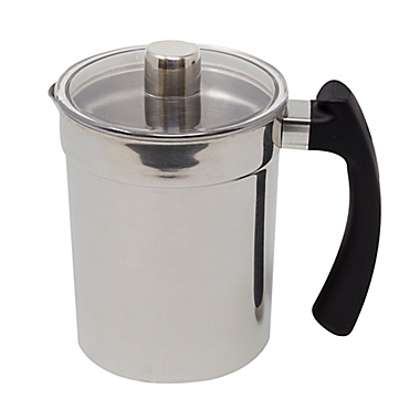Kalorik&reg; Milk Frother in Stainless Steel/Black. View a larger version of this product image.
