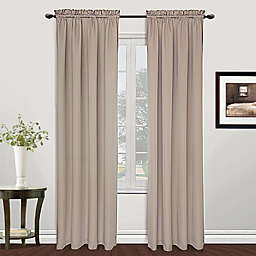 Metro 95-Inch Rod Pocket Window Curtain Panel in Natural