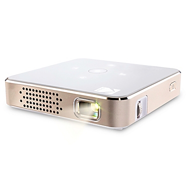 Kodak&reg; Pocket Portable Projector in White. View a larger version of this product image.