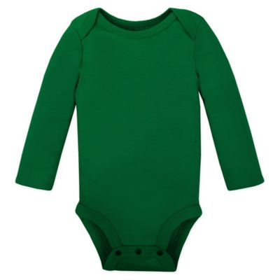 green long sleeve onesie