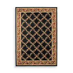 Safavieh Lyndhurst Collection Feodore 8-Foot 9-Inch x 12-Foot Rectangle Rug in Black and Brown