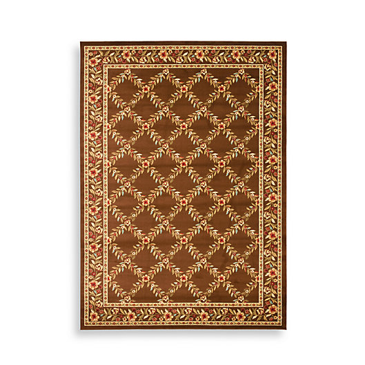 Alternate image 1 for Safavieh Lyndhurst Collection Feodore 8-Foot 9-Inch x 12-Foot Rectangle Rug in Brown