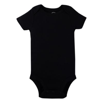 Lamaze&reg; Organic Cotton Short Sleeve Bodysuit in Black
