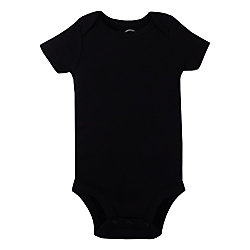 Lamaze Size 3-6M Organic Cotton Short Sleeve Bodysuit (Black)