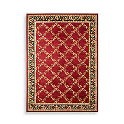Safavieh Lyndhurst Collection Feodore 3-Foot 3-Inch x 5-Foot 3-Inch Rug in Red and Black