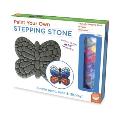 Mindware&reg; Paint Your Own Butterfly Stepping Stone Kit
