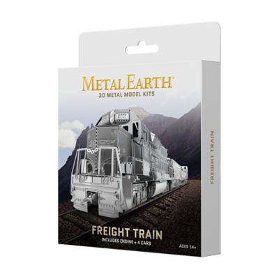 Fascinations Metal Earth 3D Metal Model Kit - Freight Train Box Set ...