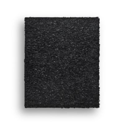 Safavieh Leather Shag 5-Foot x 8-Foot Rectangle Rug in Black