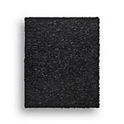 Safavieh Leather Shag 4-Foot x 6-Foot Rectangle Rug in Black