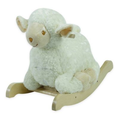 plush lamb rocker