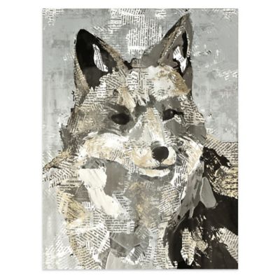 Wolf 18-Inch x 24-Inch Canvas Wall Art