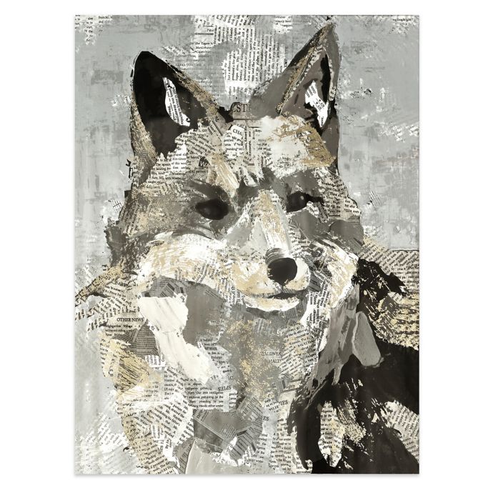 Wolf Canvas Wall Art Bed Bath Beyond