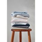 Alternate image 1 for Nestwell&trade; Egyptian Cotton Sateen 625-Thread-Count Queen Sheet Set in Bright White Stripe