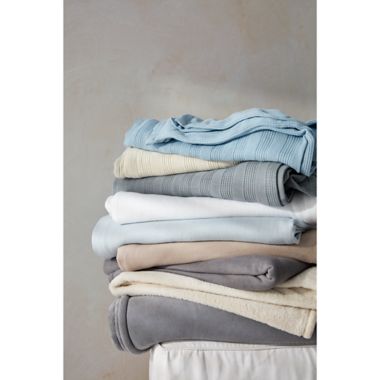 Nestwell&trade; Cozy Micro Cotton&reg; Full/Queen Blanket in Ivory. View a larger version of this product image.