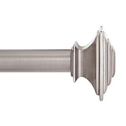 Kenney® Mission 90-Inch to 130-Inch Adjustable Curtain Rod in Pewter