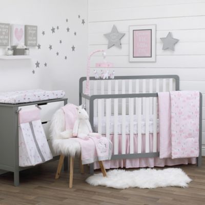 unicorn crib bedding