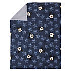 Alternate image 2 for Disney&reg; Mickey Mouse &quot;Hello World&quot; Sherpa Baby Blanket in Navy