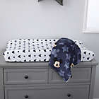Alternate image 3 for Disney&reg; Mickey Mouse &quot;Hello World&quot; Sherpa Baby Blanket in Navy