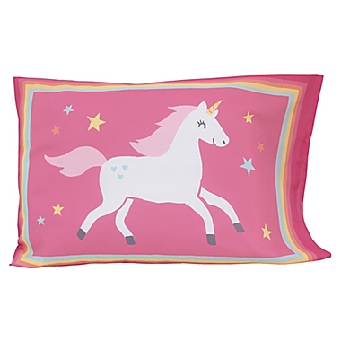 carter&#39;s&reg; Rainbows and Unicorns 4-Piece Toddler Bedding Set in Pink. View a larger version of this product image.