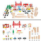Alternate image 2 for Hey! Play! Wooden Train Set Table
