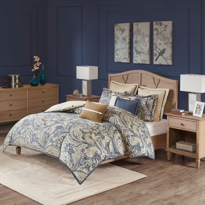 Hampton Hill Urban Chic Comforter Set In Navy Bed Bath Beyond