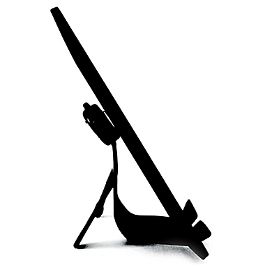 Walter + Ray Bendyman Phone Stand and Booklight in Black. View a larger version of this product image.