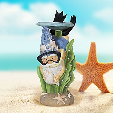 Solar Snorkeling Beach Bum Statue. View a larger version of this product image.