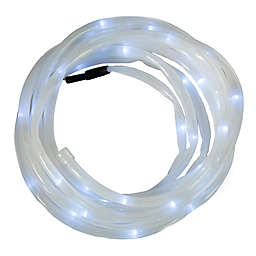 Pure Garden 32-Inch Clear Solar LED Rope Lights
