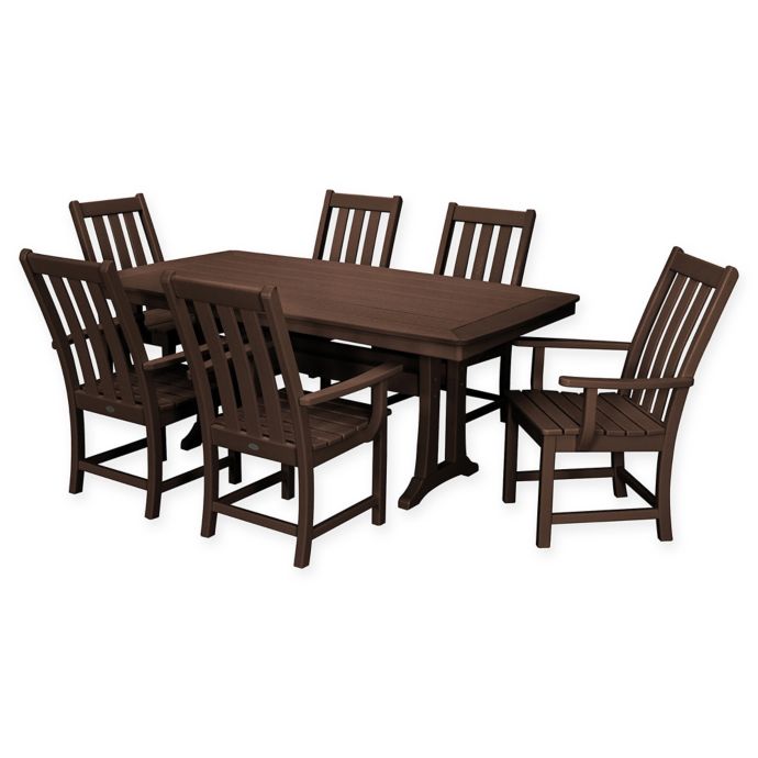 polywood 7 piece outdoor dining set