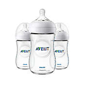 Philips Avent Natural 3-Pack 9 oz. Bottles in Clear