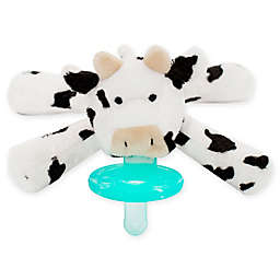 WubbaNub™ Size 0-6M Cow Infant Pacifier in Black/White
