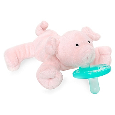WubbaNub&trade; Size 0-6M Piglet Infant Pacifier in Pink. View a larger version of this product image.