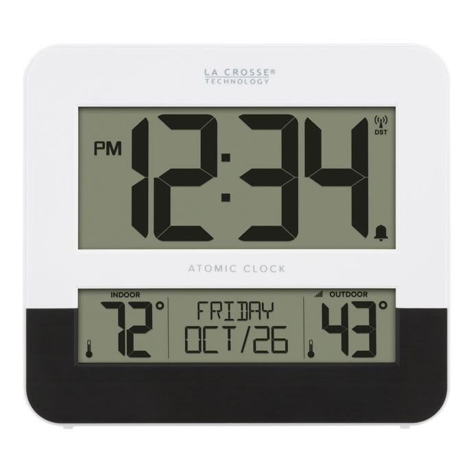 wall mounted digital clock battery operated