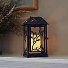 Alternate image 1 for Metal Vine Lantern with LED Candle and Timer in Black