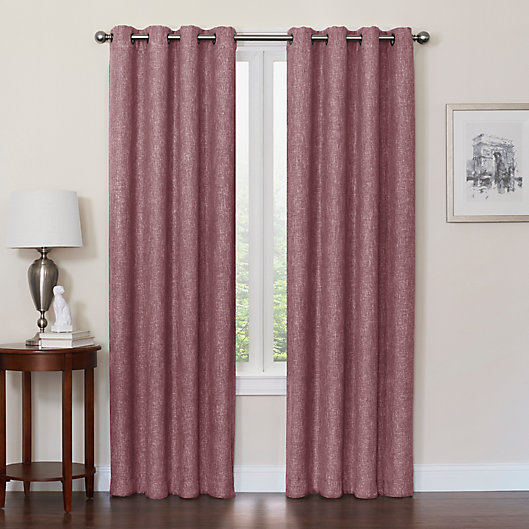Alternate image 1 for Quinn 63-Inch Grommet Top 100% Blackout Window Curtain Panel in Eggplant (Single)