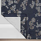 Alternate image 2 for Brookstone&reg; Harris Botanical 95-Inch 100% Blackout Curtain Panel in Sapphire (Single)